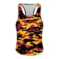 thumbnail image 4 of Taqqpue Men's Tank Tops Camouflage Print Sleeveless Round Neck Muscle T Shirts Workout Gym Bodybuilding Beach Tops, 4 of 5