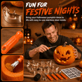thumbnail image 5 of Tumao Halloween Pumpkin Carving Kit - 24 Pcs Stainless Steel Pumpkin Carving Knife Sets with Stencils & Storage Bucket for Halloween, 5 of 7
