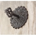 thumbnail image 5 of Lulu Decor, Cast Iron Antique Key Shaped Set of 3 Hooks in Different Style, Strong Heavy Decorative Hooks in Black, Useful and Elegant Wall Decor, Perfect for Housewarming Gifts/Holiday Gifts (Roman), 5 of 5