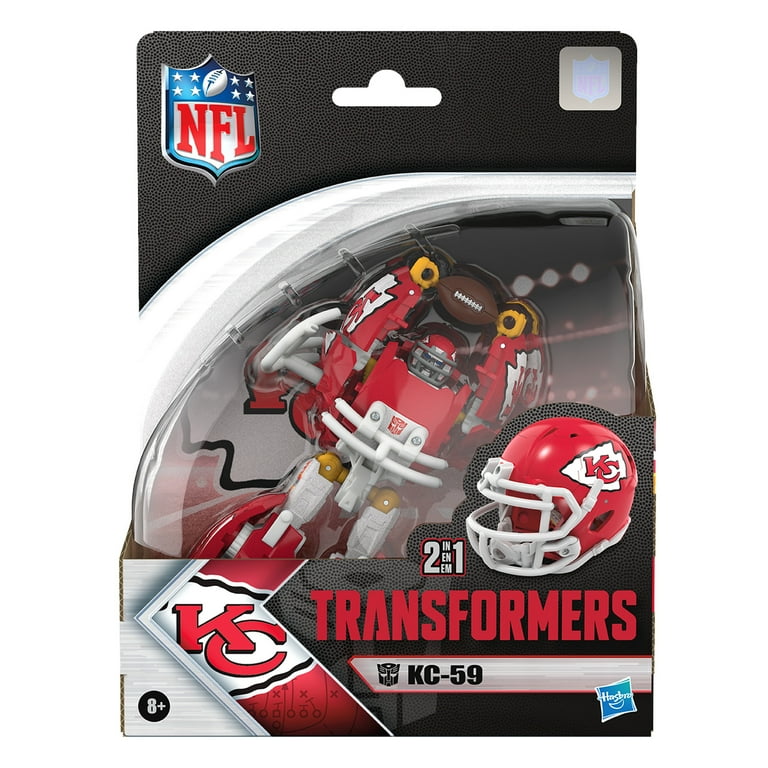 Transformers Toys NFL Kansas City Chiefs KC-59, 5.5