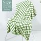 thumbnail image 4 of Paquete de 2 toallas de baño Jacquotha Checkered, 140 x 70 cm, naranja y verde, 4 of 7