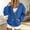 Navy, variant on BRGZLK Hoodless Cardigan Sweatshirt Women 2026 Autumn Winter Solid Color Oversized Long Sleeve V-Neck Button Down Loose Jacket with Pockets Brown XXL