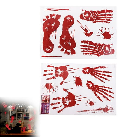 Blood Handprint Decoration Wallpaper Different Quantities & Types ...