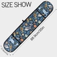 thumbnail image 3 of Dailycode Double Sided Oven Mitt with Loop Heat Resistant Kitchen Long Potholders 7" x 35" Starfish Whale Coral Octopus, 3 of 6