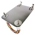 thumbnail image 3 of stanreset Bird Mirror Toy with Rope Mirror Perch Parrot Bite Toy Parrot Claw Perches Bird Cage Chew Toy No.01, 3 of 6