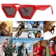 thumbnail image 5 of Gafas de sol personalizadas con forma de diamante, gafas de sol estilo ojo de gato con montura gruesa, hechas de PC y HD, 5 of 6