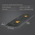 thumbnail image 5 of KFFKFF Rubber Threshold Ramp Door Ramp 1" Rise 33069 lbs Load Rubber Curb Ramp, 5 of 9
