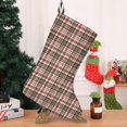 thumbnail image 4 of Christmas Stockings,Red and Green Christmas Plaid Pattern Stockings Christmas,14.8'' Xmas Stockings,Christmas Party Favors,Christmas Party Decorations,Christmas Stockings Personalized, 4 of 5