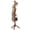 Brown, variant on Solid Wooden Coat Rack Freestanding, New Zealand Pine Coat Tree with 8 Hooks & 3 Adjustable Sizes for Coats, Hats, Handbags and Scarves, Space Saving for Entryway/Office/Bedroom (Brown)