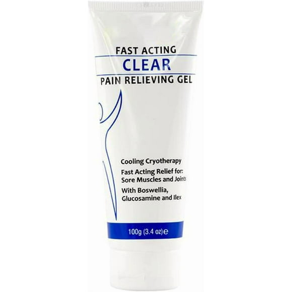 Clearzal Gel Rafraîchissant pour le Sport : Gel Soulageant la Douleur à Action Rapide pour la Récupération du Corps, Lotion Apaisante 100g Absorption Rapide Hommes Femmes