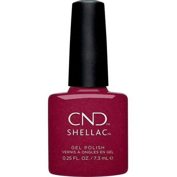 CND Shellac Gel Polish [ Rebellious Ruby ] 0.25 oz * BEAUTY TALK LA *