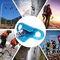 thumbnail image 1 of Professional Rock Climbing Chest Ascender Mountaineer Riser Safety Anti-fall Ascending for 8-13mm Diameter Ropes Arborist Tool Blue, 1 of 8