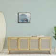 thumbnail image 2 of Stupell Foggy Boat Lake Reflection Landscape Painting Gray Floater Framed Art Print Wall Art, 2 of 6