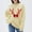 Yellow, variant on Hueook Christmas Sweaters for Women Fashion Women's Casual Solid Color Long Sleeve Round-Neck Blouses Shirts Tops Sweater Yellow 3X