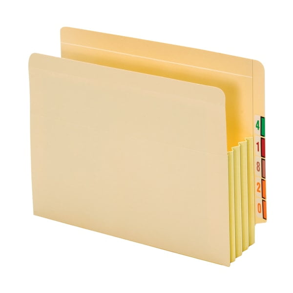 Pendaflex® EndTab File Pockets With Tyvek® Gusset, 3 1/2" Expansion