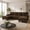 Brown, variant on LLappuil Sectional Sofa, 104" Sectional Couch with Dual Chaise, Upholstered Sofa Couch for Living Room Brown