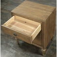 thumbnail image 2 of Bowery Hill Farmhouse Wood Nightstand with 3 Drawers in Reclaimed Oak, 2 of 6
