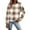 Khaki, variant on Christmas Plaid Printed Sweatshirts for Women Trendy Round Neck Long Sleeve Drop Shoulder Pullover Tops Ladies Casual Work Stylish Outfits Xmas Holiday Clothes Red XL