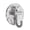 Silver, variant on Bear Adhesive Hooks, Strong Wall Mounted No-Drill Utility Hooks for Kitchen and Bathroom, Cute Decorative Heavy Duty Hooks for Door and Wall Hanging, Silver