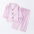 thumbnail image 2 of CAUYDY Kids Girl Pajamas Sleepers for Child Long Sleeve Shirt and Pants 2Pcs Comfy Outfits Set Girls Fall Winter Clothes 5T 6T 7T 8T 9T 10T Sizes 5-6 Years,Purple, 2 of 8