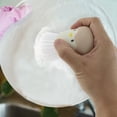 thumbnail image 5 of Egg Shape Dish Brush with Handle Cartoon Kitchen Scrub Brushes for Cleaning Dish Scrubber Pink, 5 of 6