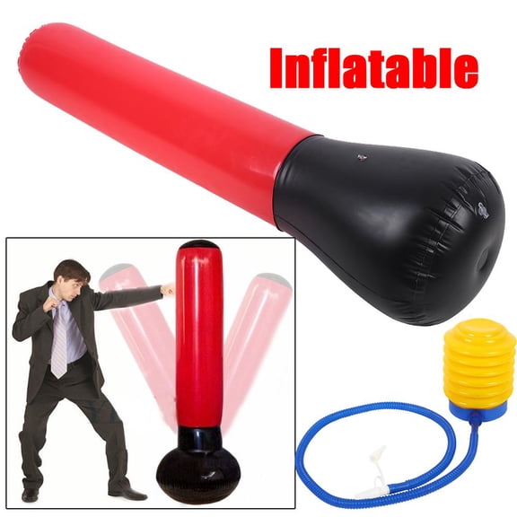 DOACT Inflatable Punching Bag, Punching Bag Boxing Training Pump Fitness Tower Toy,Boxing Bag