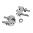thumbnail image 3 of Abrazadera de Cuerda Resistente 2 Uds Macarena Tornillos en U Acero Inoxidable M8 Plata, 3 of 5