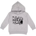 thumbnail image 2 of Inktastic Dad's Golf Buddy Toddler Hoodie, 2 of 4