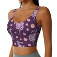 thumbnail image 2 of Fuzoiu Snake And Flower Print Women's Sports Vest,U-Back Sports Tank,Gym Vests,Athletic Sleeveless Shirts,Exercise Undershirts,Yoga, Gym, and Dance Wear-Large, 2 of 8