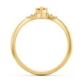thumbnail image 4 of Birthstone Heart Ring with Shoulder Accents - Citrine (November), 4 of 4