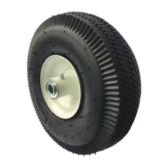 Marastar Tubed Pneumatic Wheel,10 in. Dia,350 lb. 4DE47