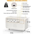 thumbnail image 4 of Bulora sound box,White Noise Night Light Humidifier,Bulora Sound Box White Noise Sound Machine,Echo Flame Diffuser,Velmina Sound Box with 8 Ambient Sounds,Takoo Sound Machine(2pcs), 4 of 8