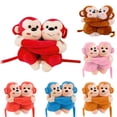 thumbnail image 1 of 1Pair Monkey Window Curtain Tieback Buckle Clamp Hook Fastener, 1 of 9