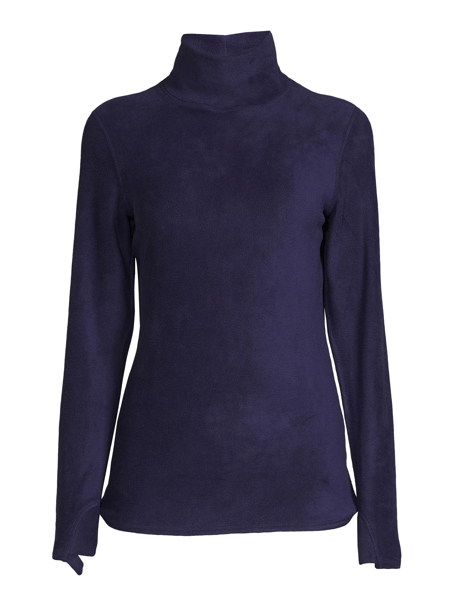 ClimateRight by Cuddl Duds Women's Stretch Fleece Base Layer Turtle Neck  Thermal Top with Thumbhole - Walmart.com