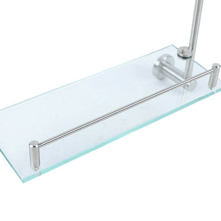  Hanging Floating Stainless Steel Shelf, 2-Layer