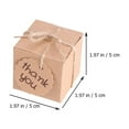thumbnail image 2 of DEEPCRAFF 60Pcs DIY Candy Box Kraft Paper Storage Case with Thank You Cards for Wedding Party Favors, 2 of 8