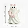 thumbnail image 3 of Halloween Resin Ghost Girl with Drink Figurine, Ghost Girl with Drink & Crossbody Bag, Funny Spooky Decoration for Gift, Cute Spooky Tabletop Ornament for Home, Mantel, Desk & Party Decoration, 3 of 7