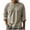 Beige, variant on Men Cotton Linen Shirts Summer Casual Henley Long Sleeve Tshits Vacation Loose Solid Color Pullover Tops