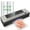 3-Vacuum Sealer+Bags, variant on TOIAMOI Vacuum Sealer, Wet and Dry Food Storage, Built-In Cutter with 10 Vacuum Bags, Silver