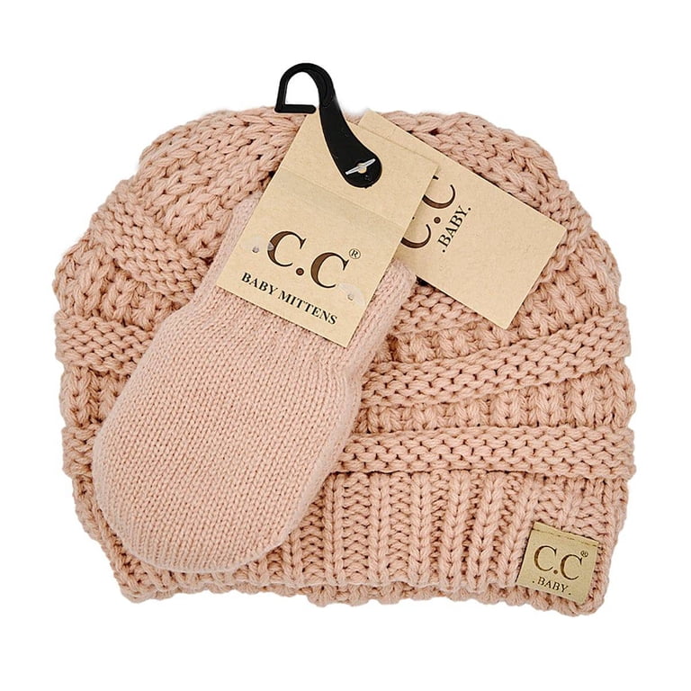 CC Baby Set | Popular CC Beanie & Mittens - Walmart.com display picture 3