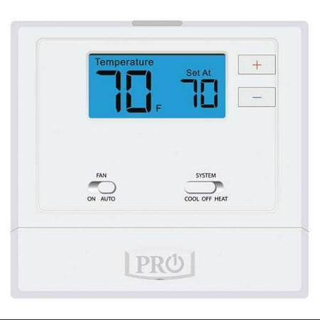 - PRO1 IAQ Thermostat, Stages 1 Heat/1 Cool, T601-2