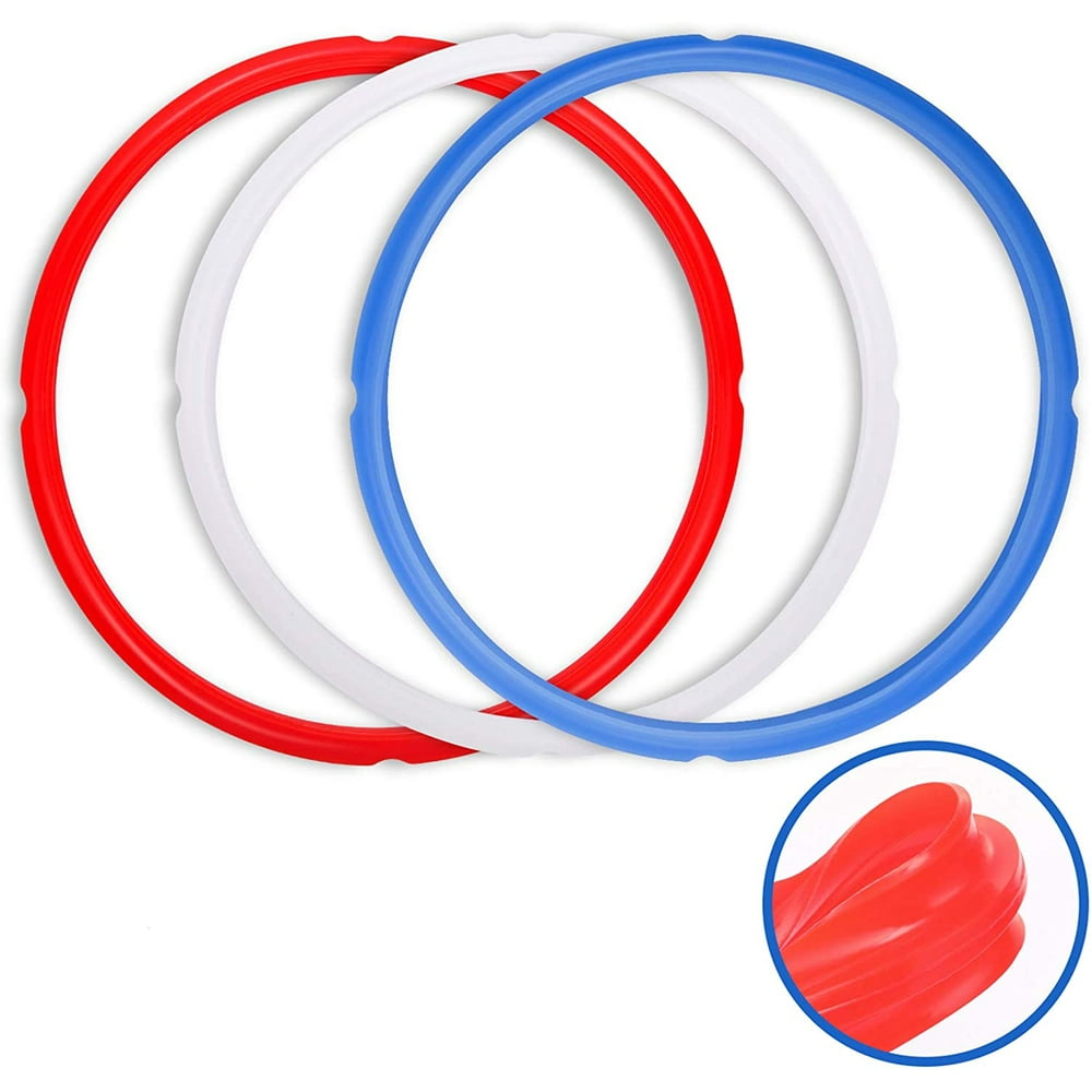 VICVEO 3PCS Silicone Sealing Ring for Instant Pot Sealing Ring for 6 qt