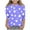Purple-04, variant on Ugoldhm Girls Blouses Round Neck Star Graphic Casual Tops 3/4 Sleeve Summer Fall Kids Clothes