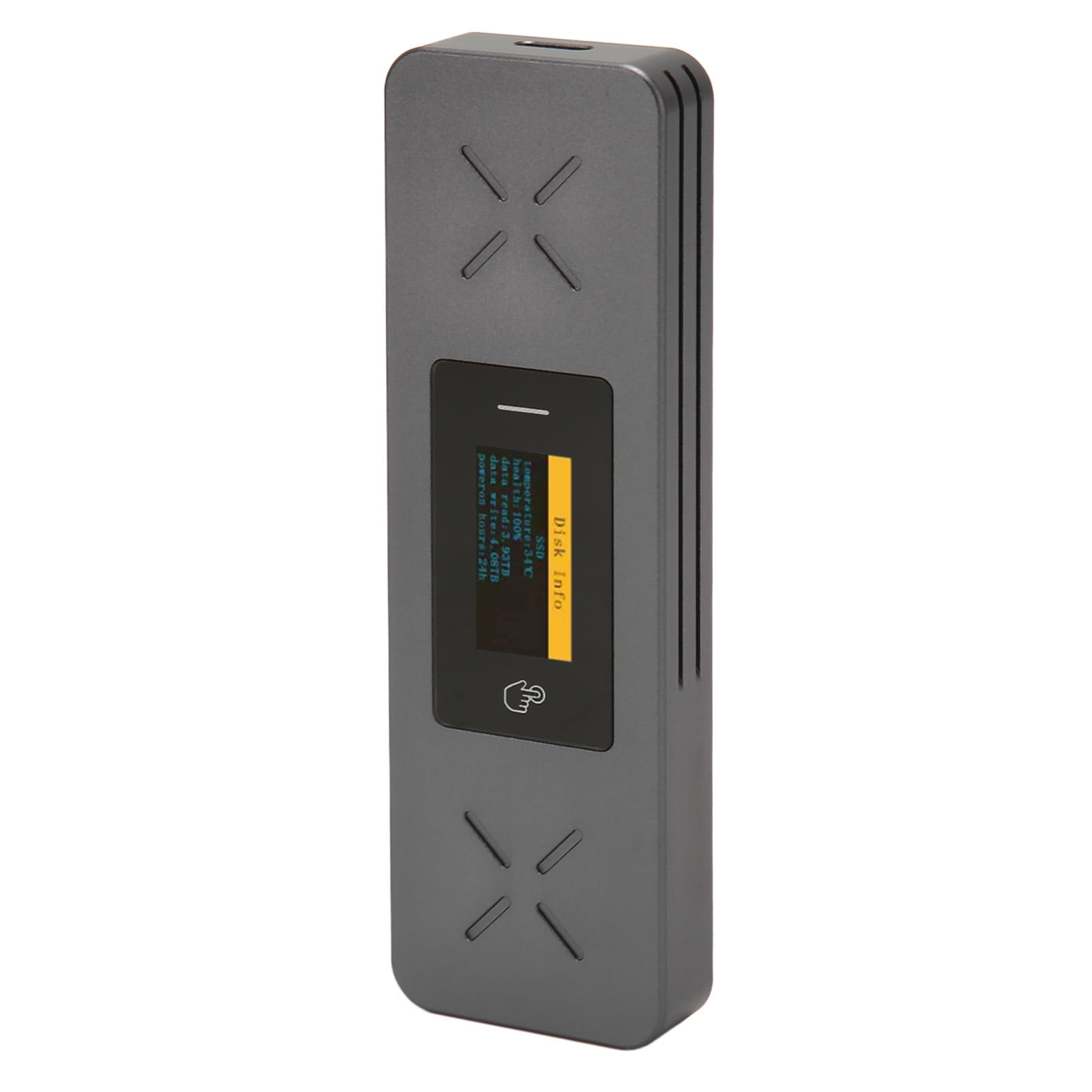 M.2 NVMe SSD Enclosure, Dual Protocol Heat Dissipation GEN2 Nvme 2280 External Hard Disk Drive Case 10Gbps  for Hard Disk
