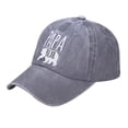 thumbnail image 1 of Waldeal Men's Papa Bear Embroidered Baseball Cap, Washed Denim Adjustable Dad Hat, 1 of 5