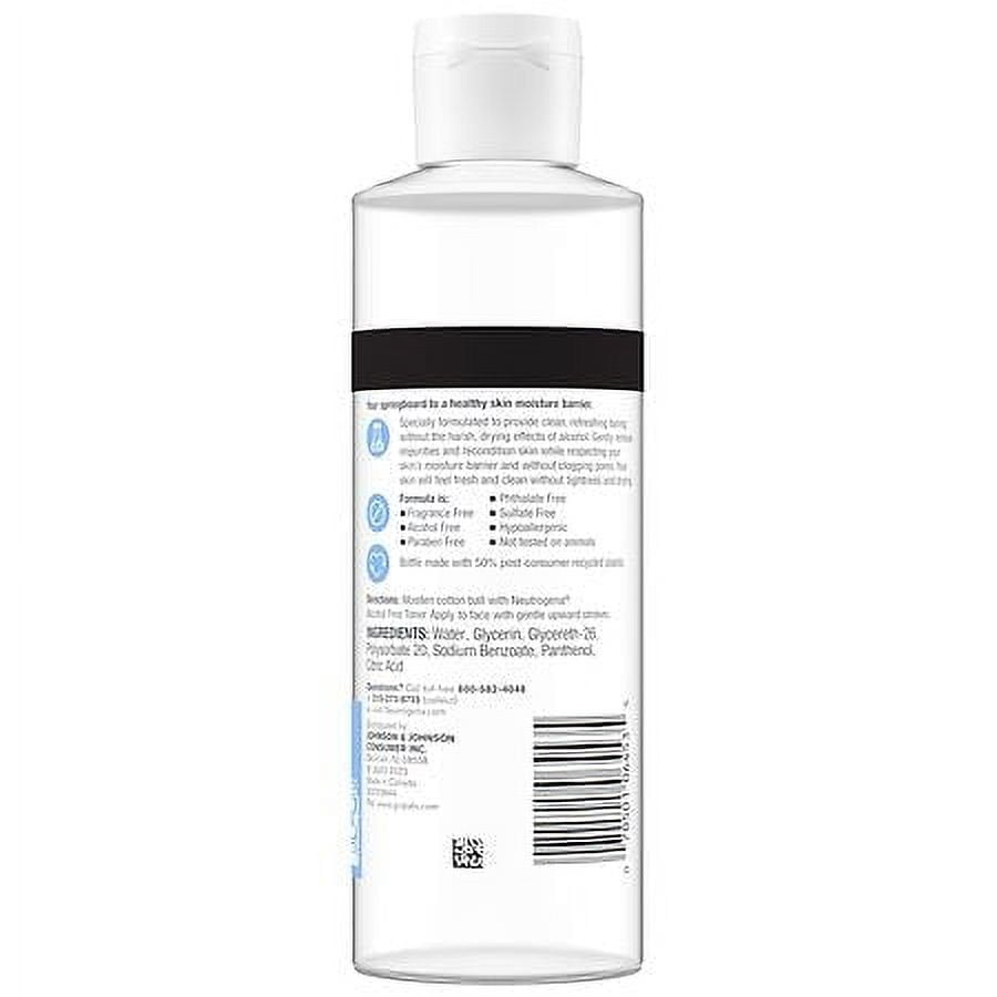 Neutrogena Alcohol-Free Daily Facial Toner, Hypoallergenic 8.0 fl oz Pack of 2