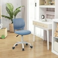 thumbnail image 2 of Gymax Kids Desk Chair Ergonomic Swivel Children Mesh Study Height Adjustable Blue, 2 of 9