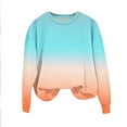thumbnail image 6 of Bnwani Toddler Boys Sweatshirt Long Sleeve Sports Sweatshirt Cute Gradient Printed Pullover, 6 of 8