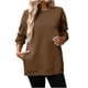 thumbnail image 3 of Sudaderas para mujer,Blusa informal de manga larga para mujer, cuello redondo, poliéster, corte holgado, cómoda para uso diario, sopatenor, 3 of 9