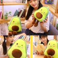 thumbnail image 4 of 500g 0.1g Juguete de peluche para bebé, cojín trasero, regalo de cumpleaños, muñeco de aguacate relleno, 4 of 5